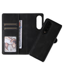 For Samsung Galaxy Z Fold4 5G Detachable Leather Folding Phone Case(Black)