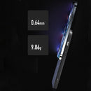 For iPhone 14 Pro MagSafe Magnetic Carbon Fiber Texture Phone Case(Silver Grey)