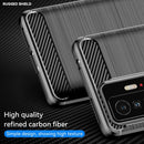 For Xiaomi 11T Carbon Fiber Brushed Texture TPU Case(Black)