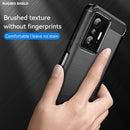 For Xiaomi 11T Pro Carbon Fiber Brushed Texture TPU Case(Black)
