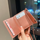 For Samsung Galaxy Z Flip4 Double Buckle Card Slots PU+TPU Phone Case with Strap(Dark Green)