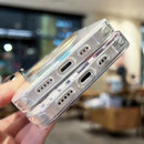 For iPhone 13 Pro Max Love Heart MagSafe Phone Case (Blue Pink)