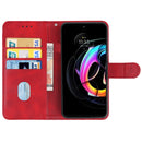 For Motorola Edge 30 Neo Leather Phone Case(Red)