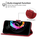 For Motorola Edge 30 Neo Leather Phone Case(Red)
