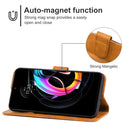 For Motorola Edge 30 Neo Leather Phone Case(Brown)
