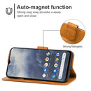 For Nokia G60 Leather Phone Case(Brown)