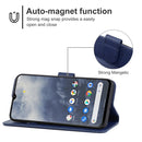 For Nokia G60 Leather Phone Case(Blue)