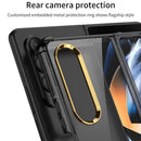 For Samsung Galaxy Z Fold4 GKK Airbag Protective Phone Case(Black)