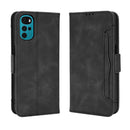 For Motorola Moto E32s / G22 Skin Feel Calf Texture Card Slots Leather Phone Case(Black)