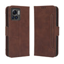 For Motorola Moto X30 Pro 5G / Edge 30 Ultra Skin Feel Calf Texture Card Slots Leather Phone Case(Brown)
