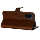 For Galaxy S20 Fashion Calf Texture Zipper Horizontal Flip Leather Case with Stand & Card Slots & Wallet Function(Brown)