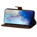 For Galaxy S20 Fashion Calf Texture Zipper Horizontal Flip Leather Case with Stand & Card Slots & Wallet Function(Brown)