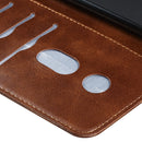 For Galaxy S20 Fashion Calf Texture Zipper Horizontal Flip Leather Case with Stand & Card Slots & Wallet Function(Brown)