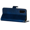 For Galaxy S20 Fashion Calf Texture Zipper Horizontal Flip Leather Case with Stand & Card Slots & Wallet Function(Blue)