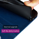 For Galaxy S20 Fashion Calf Texture Zipper Horizontal Flip Leather Case with Stand & Card Slots & Wallet Function(Blue)