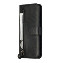 For Galaxy S20 Fashion Calf Texture Zipper Horizontal Flip Leather Case with Stand & Card Slots & Wallet Function(Black)