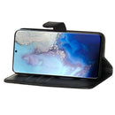 For Galaxy S20 Fashion Calf Texture Zipper Horizontal Flip Leather Case with Stand & Card Slots & Wallet Function(Black)