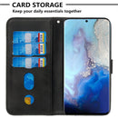 For Galaxy S20 Fashion Calf Texture Zipper Horizontal Flip Leather Case with Stand & Card Slots & Wallet Function(Black)