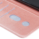 For Galaxy S20 Fashion Calf Texture Zipper Horizontal Flip Leather Case with Stand & Card Slots & Wallet Function(Rose Gold)