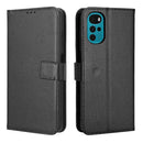 For Motorola Moto E32s / G22 Diamond Texture Leather Phone Case(Black)