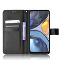 For Motorola Moto E32s / G22 Diamond Texture Leather Phone Case(Black)