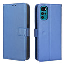 For Motorola Moto E32s / G22 Diamond Texture Leather Phone Case(Blue)