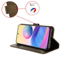 For Motorola Moto E32s / G22 Diamond Texture Leather Phone Case(Brown)
