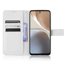 For Motorola Moto G32 Diamond Texture Leather Phone Case(White)