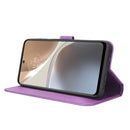 For Motorola Moto G32 Diamond Texture Leather Phone Case(Purple)
