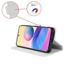 For Samsung Galaxy Z Fold4 5G Diamond Texture Leather Phone Case(White)