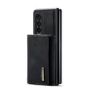 For Samsung Galaxy Z Fold4 DG.MING M1 Series 3-Fold Multi Card Wallet + Magnetic Phone Case(Black)