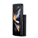 For Samsung Galaxy Z Fold4 DG.MING M1 Series 3-Fold Multi Card Wallet + Magnetic Phone Case(Black)