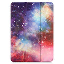 Custer Painted Leather Tablet Case with Holder For iPad 10th Gen 10.9 2022(Milky Way Nebula)