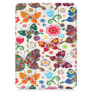 Custer Painted Leather Tablet Case with Holder For iPad 10th Gen 10.9 2022(Color Butterfly)