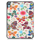 Custer Painted Leather Tablet Case with Holder For iPad 10th Gen 10.9 2022(Color Butterfly)