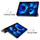 Custer Painted Leather Tablet Case with Holder For iPad 10th Gen 10.9 2022(Color Butterfly)