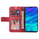 For Huawei Y7p GQUTROBE Right Angle Leather Phone Case(Red)