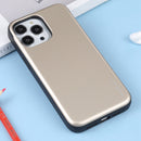 For iPhone 14 Pro Max GOOSPERY SKY SLIDE BUMPER Sliding Card Slot Phone Case (Gold)