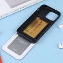 For iPhone 14 Pro Max GOOSPERY SKY SLIDE BUMPER Sliding Card Slot Phone Case (Gold)