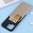 For iPhone 14 Pro Max GOOSPERY SKY SLIDE BUMPER Sliding Card Slot Phone Case (Gold)