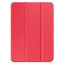 Solid Color Custer Texture Leather Tablet Case For iPad 10th Gen 10.9 2022(Red)