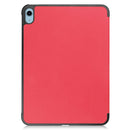 Solid Color Custer Texture Leather Tablet Case For iPad 10th Gen 10.9 2022(Red)