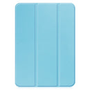Solid Color Custer Texture Leather Tablet Case For iPad 10th Gen 10.9 2022(Sky Blue)