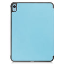 Solid Color Custer Texture Leather Tablet Case For iPad 10th Gen 10.9 2022(Sky Blue)