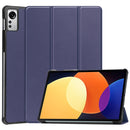 For Xiaomi Pad 5 / 5 Pro Solid Color Custer Texture Leather Tablet Case(Blue)