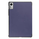 For Xiaomi Pad 5 / 5 Pro Solid Color Custer Texture Leather Tablet Case(Blue)