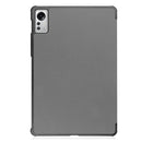 For Xiaomi Pad 5 / 5 Pro Solid Color Custer Texture Leather Tablet Case(Gray)