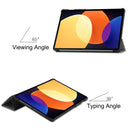 For Xiaomi Pad 5 / 5 Pro Solid Color Custer Texture Leather Tablet Case(Gray)