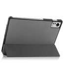 For Xiaomi Pad 5 / 5 Pro Solid Color Custer Texture Leather Tablet Case(Gray)