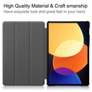 For Xiaomi Pad 5 / 5 Pro Solid Color Custer Texture Leather Tablet Case(Red)